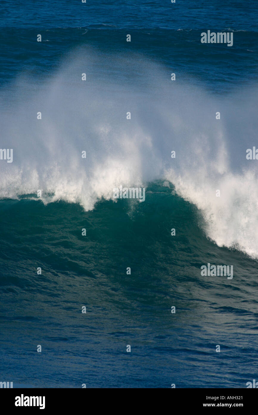 Breaking Atlantic ocean wave Stock Photo