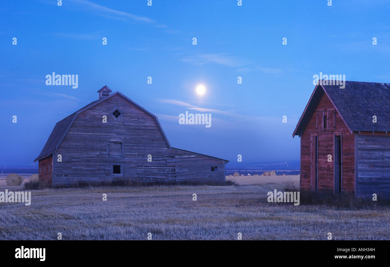 Old Barn in the Peace River Country, near Dawson Creek, British Columbia, Canada Stock Photo Alamy