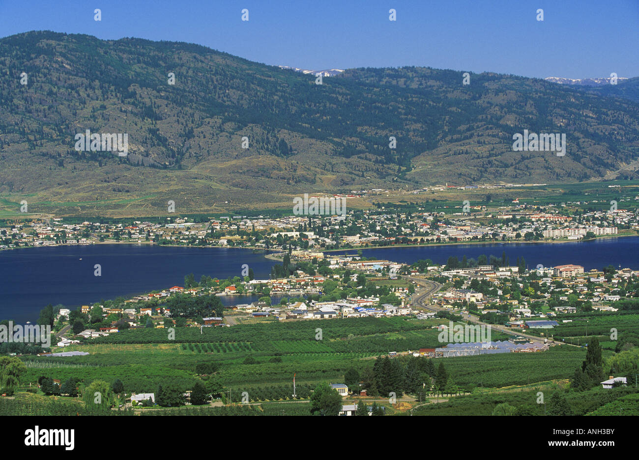 City view of Osoyoos, British Columbia, Canada Stock Photo Alamy