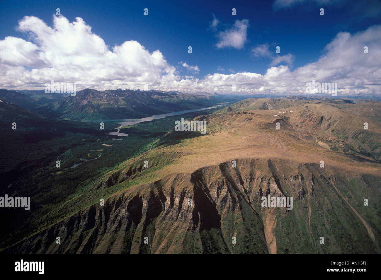 Spatsizi Plateau and Cold Fish Lake, British Columbia, Canada Stock