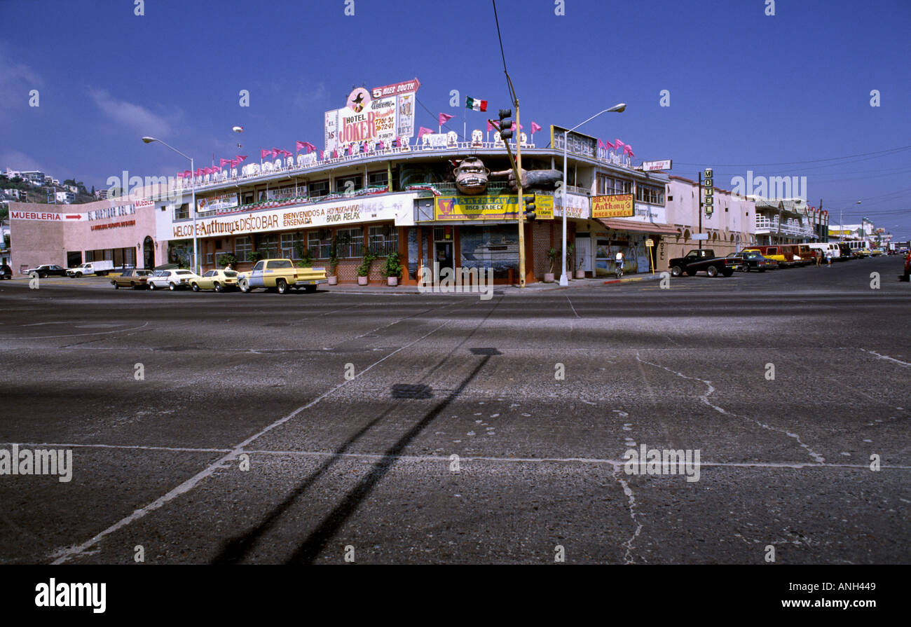 ensenada mexico anthony's disco bar Stock Photo Alamy