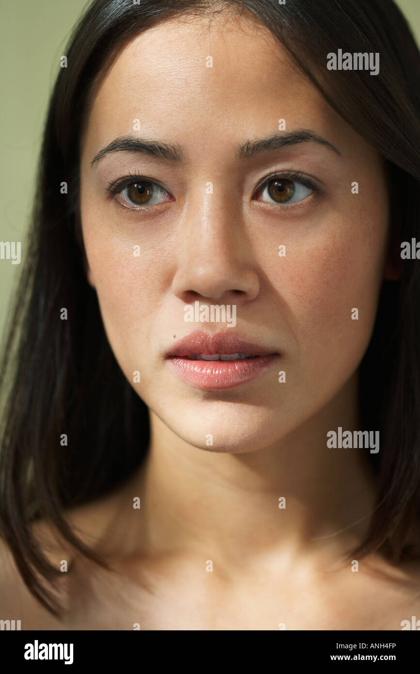 Portrait of Asian woman Stock Photo - Alamy