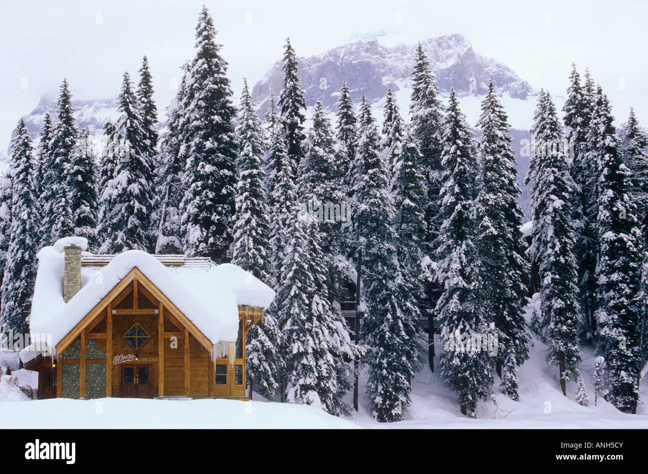 Cabin on Emerald Lake, Yoho National Park, British Columbia, Canada
