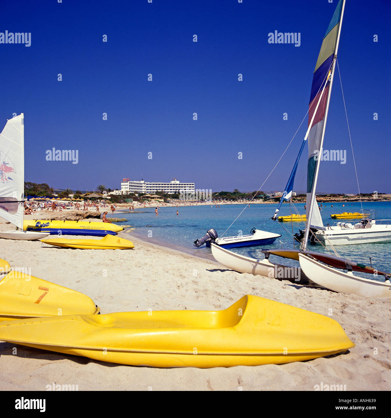 NISSI BEACH AYA NAPA CYPRUS Stock Photo Alamy