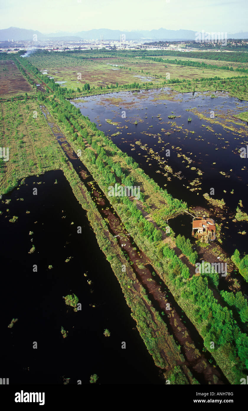Aerial of burns bog hires stock photography and images Alamy