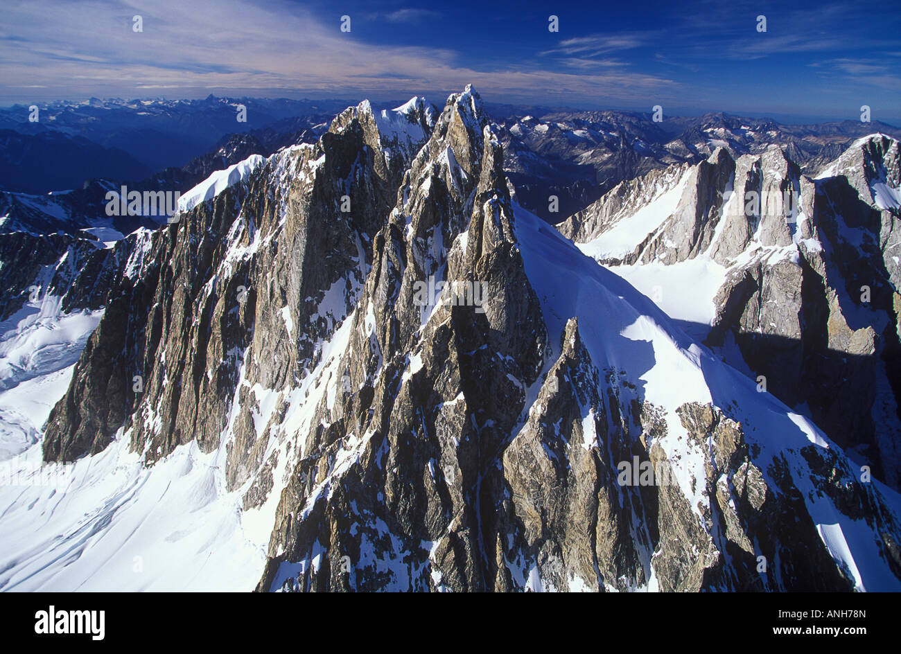 Aerial of Mount Waddington, British Columbia, Canada Stock Photo Alamy