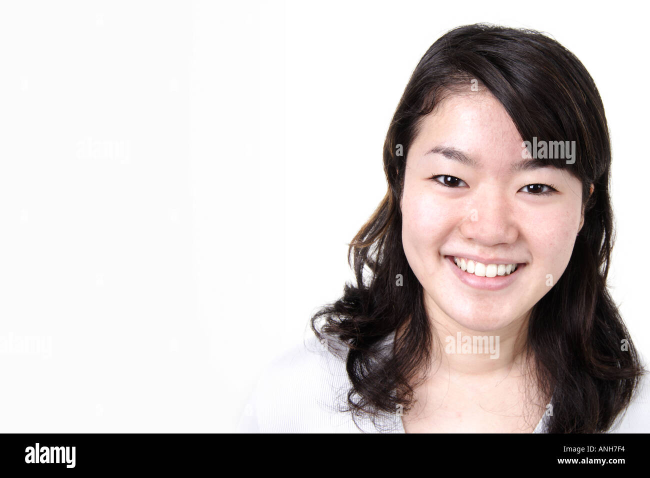 Portrait of a Young Asian Woman Stock Photo - Alamy