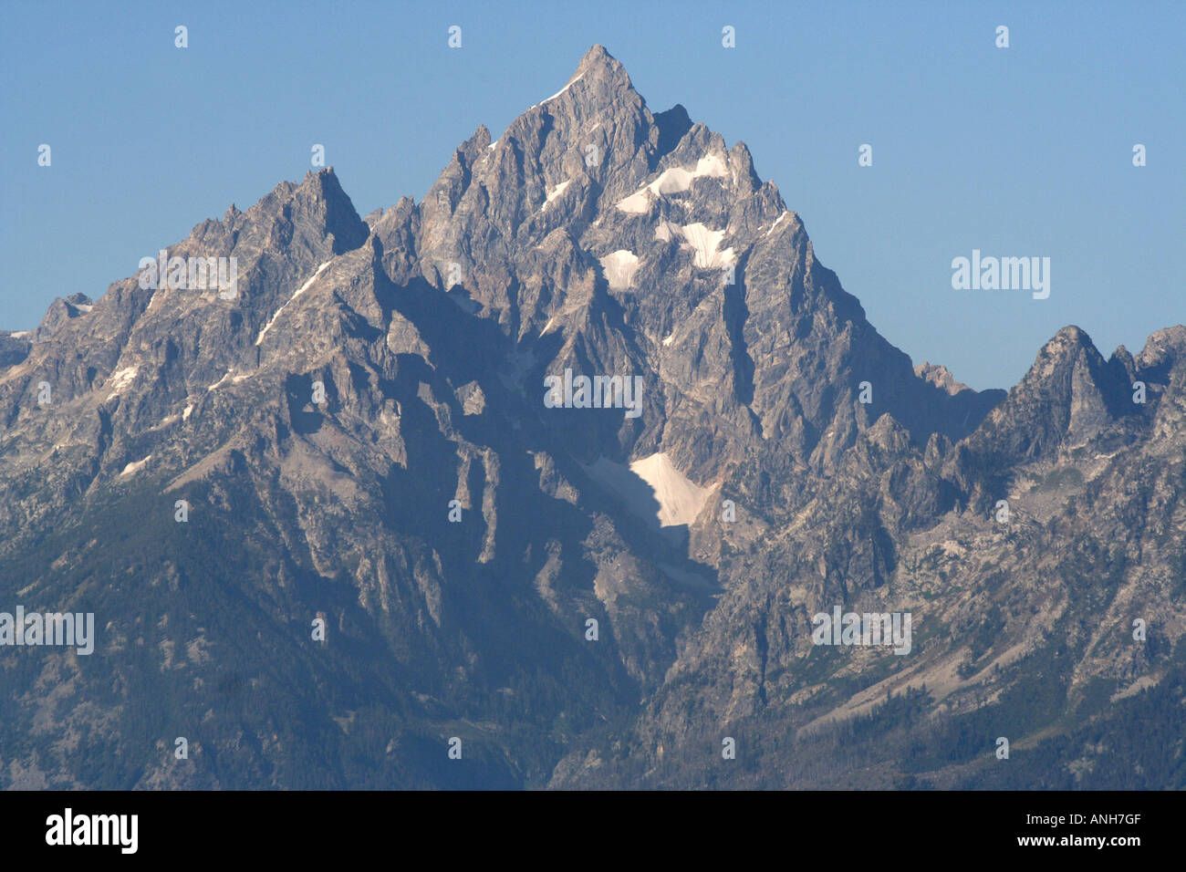 Grand Teton Mountains, Grand Tetons National Park, Jackson Hole, Wyoming, USA Stock Photo
