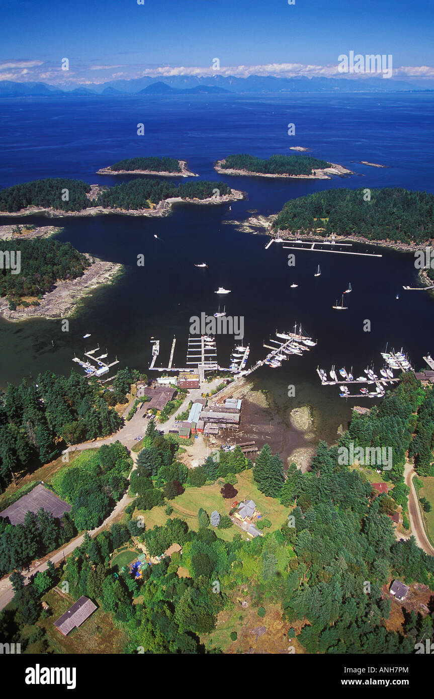 Aerial of Gabriola Island, British Columbia, Canada Stock Photo Alamy