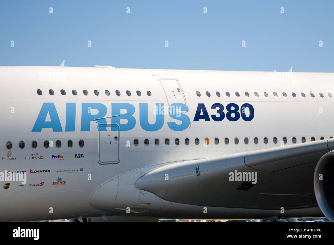 Airbus A380 super jumbo aircraft Stock Photo - Alamy