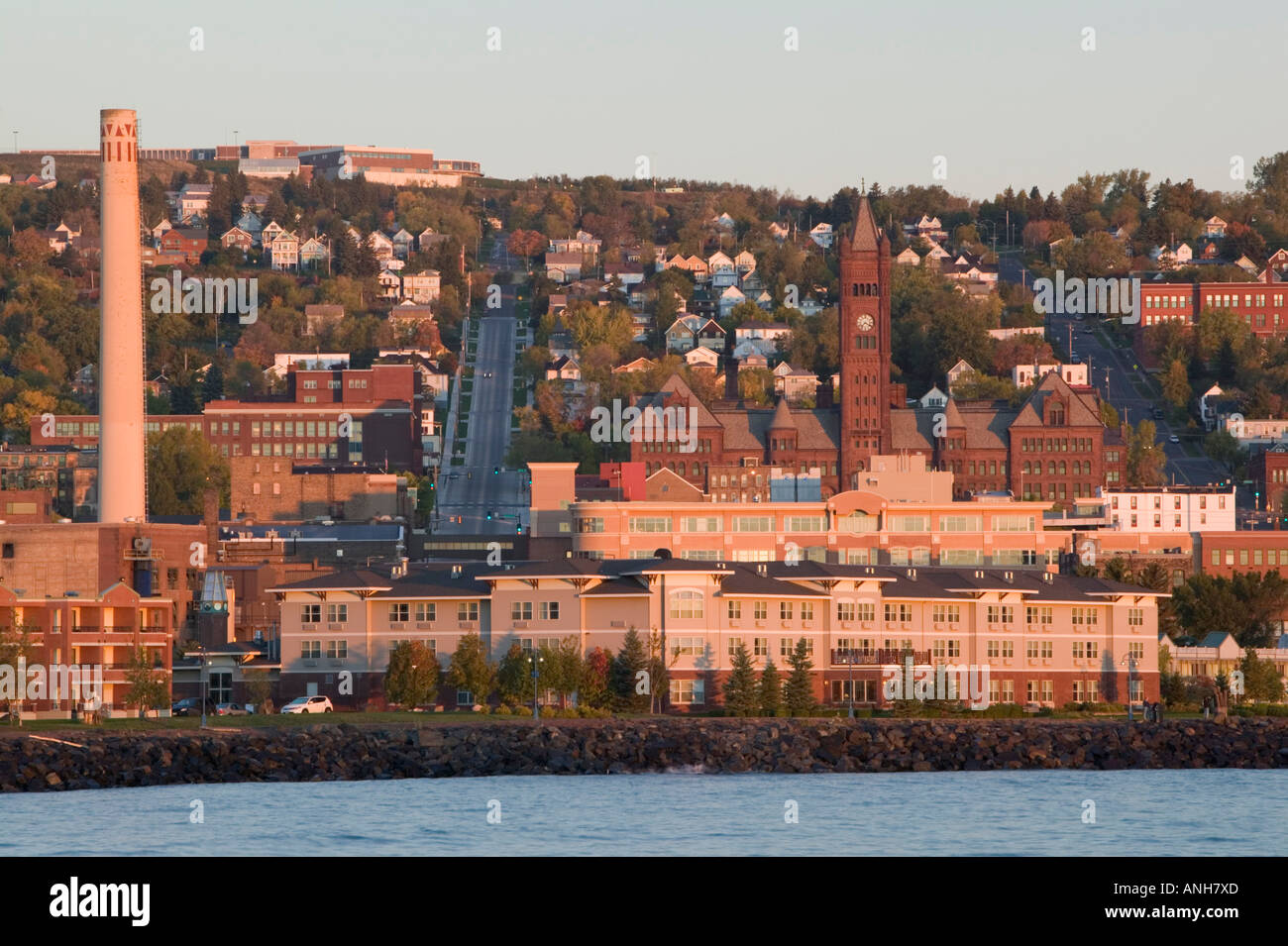 Lake Superior and Duluth, Minnesota, USA Stock Photo Alamy