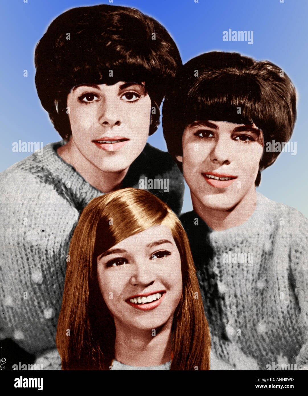 SHANGRI LAS US group with Mary Weiss at bottom Stock Photo - Alamy