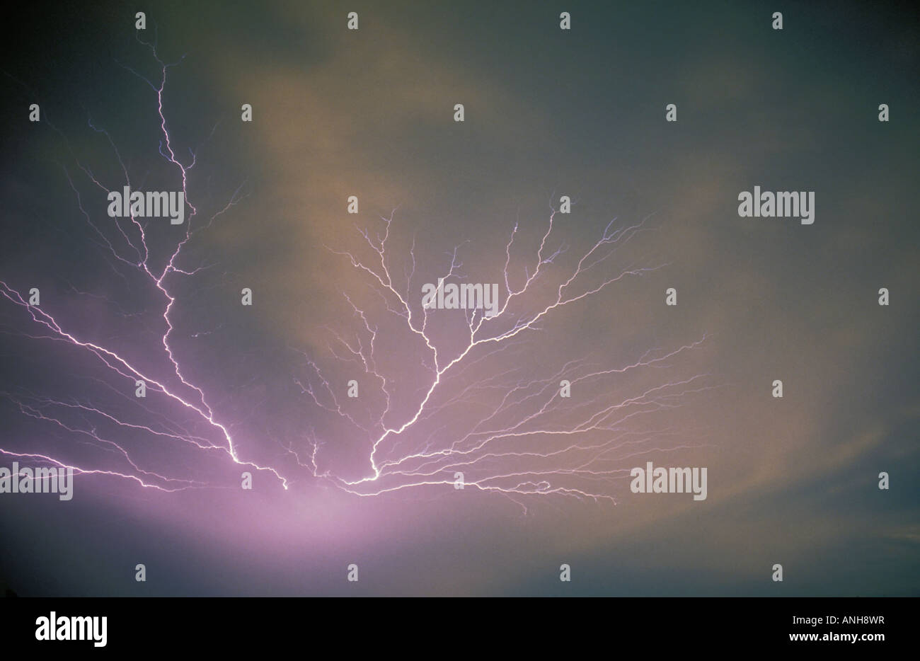 Lightning Strike, British Columbia, Canada Stock Photo Alamy