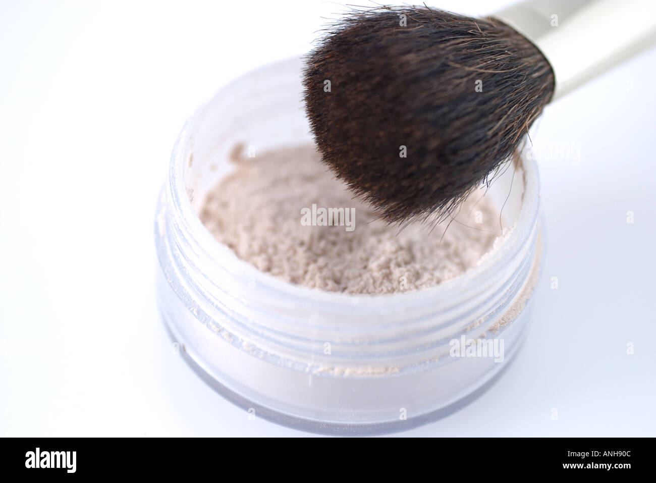 Powder and brush Stock Photo Alamy