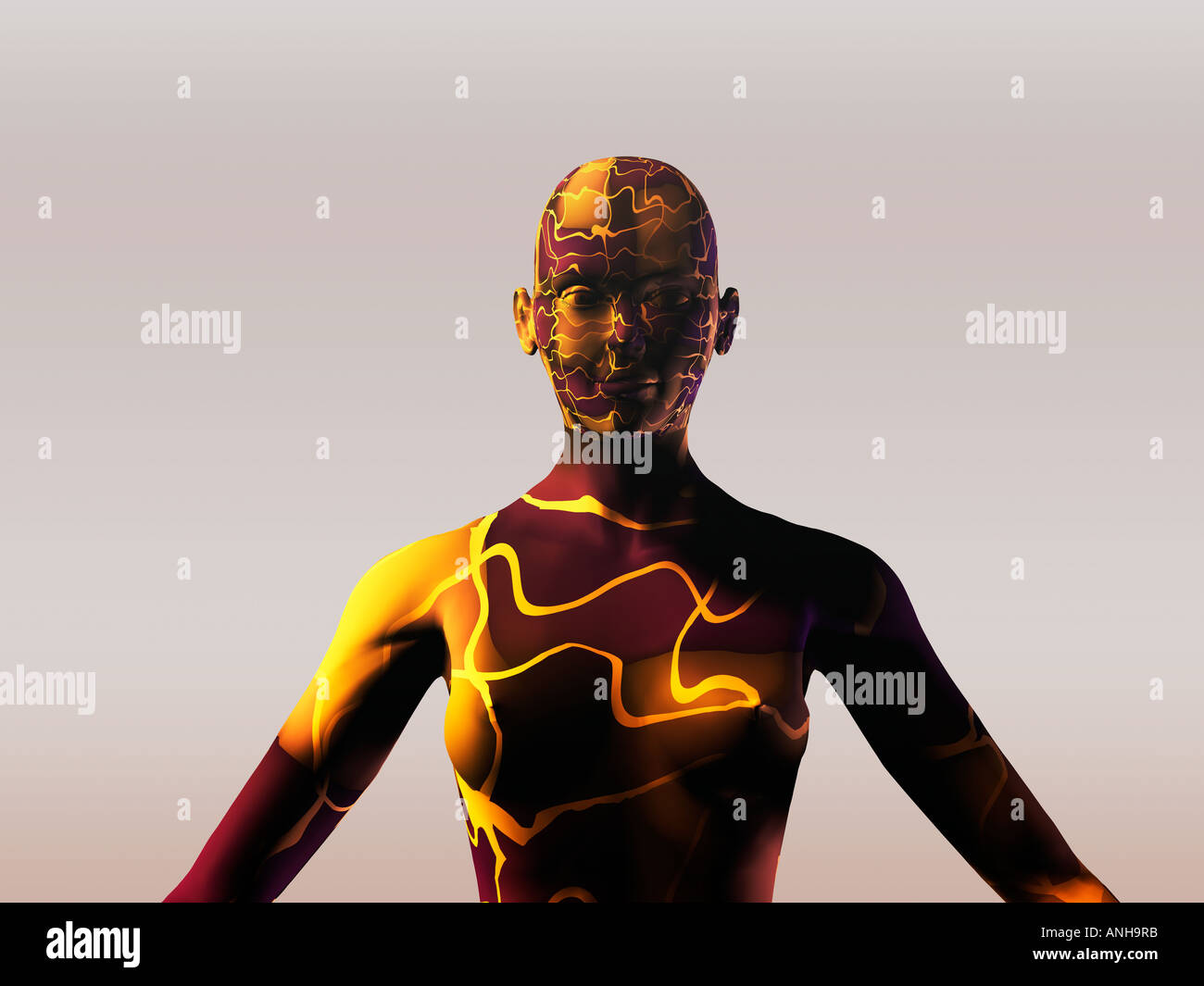 Body painted model hi-res stock photography and images - Alamy