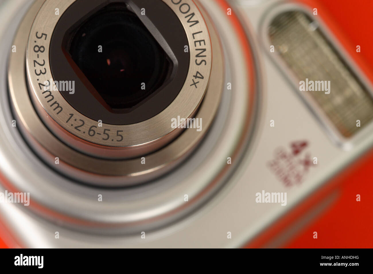 Compact digital camera zoom lens Stock Photo Alamy