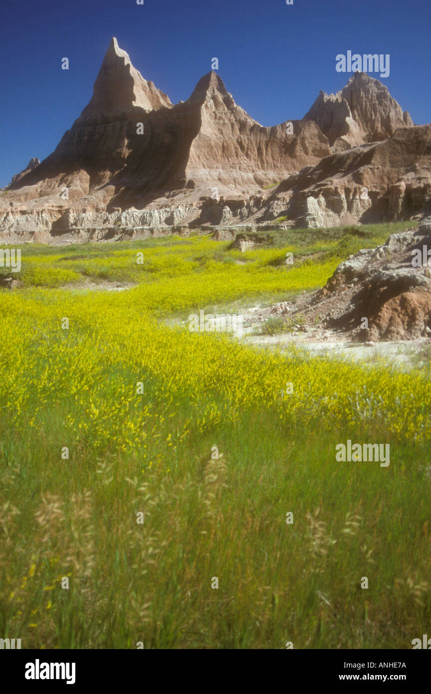 Badlands National Park South Dakota Stock Photo