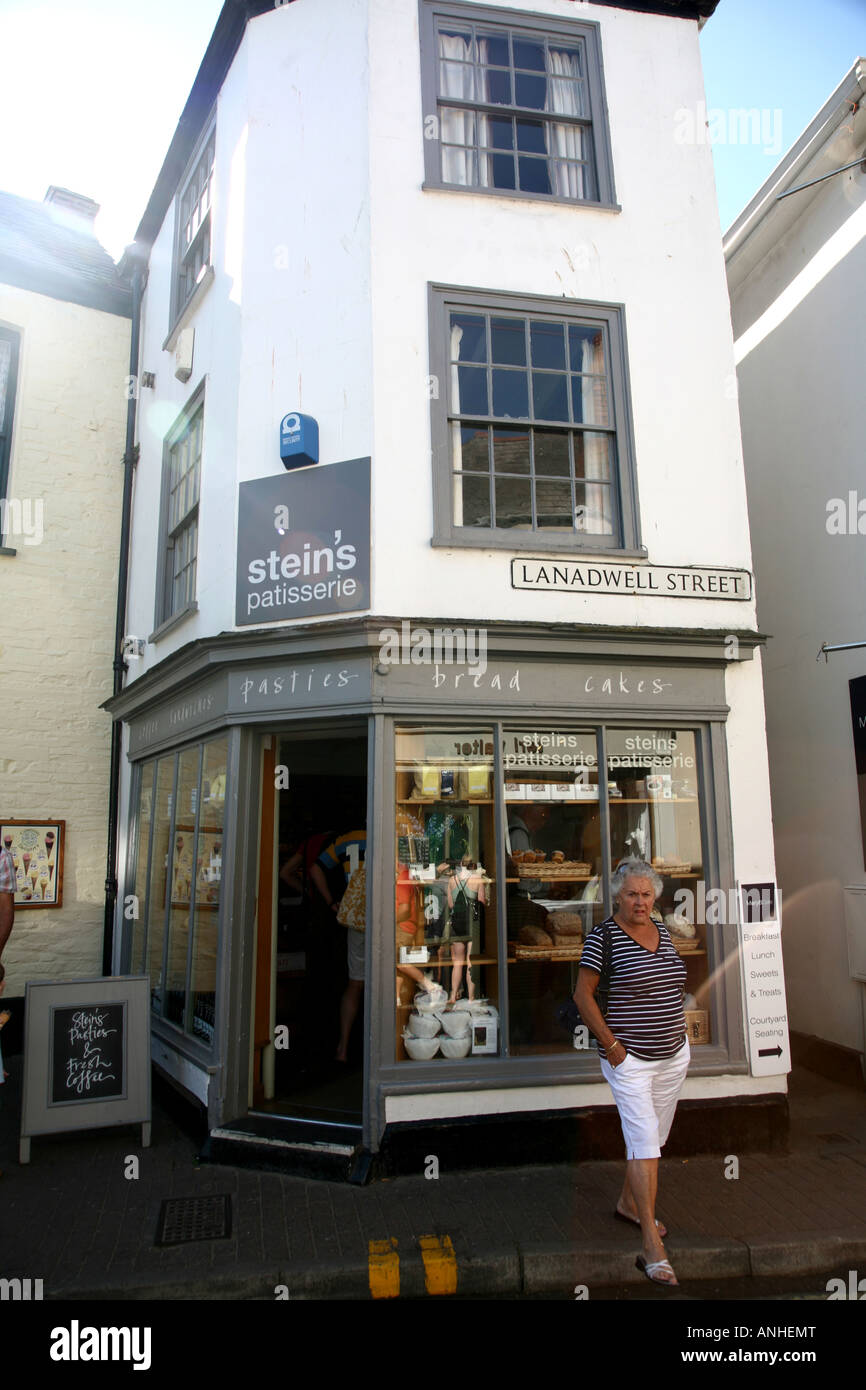 Rick Stein's Patisserie on Lanadwell Street, Padstow, Cornwall Stock Photo