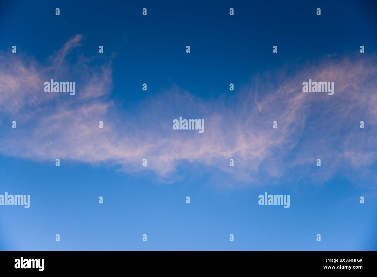 Altocumulus cloud Stock Photo