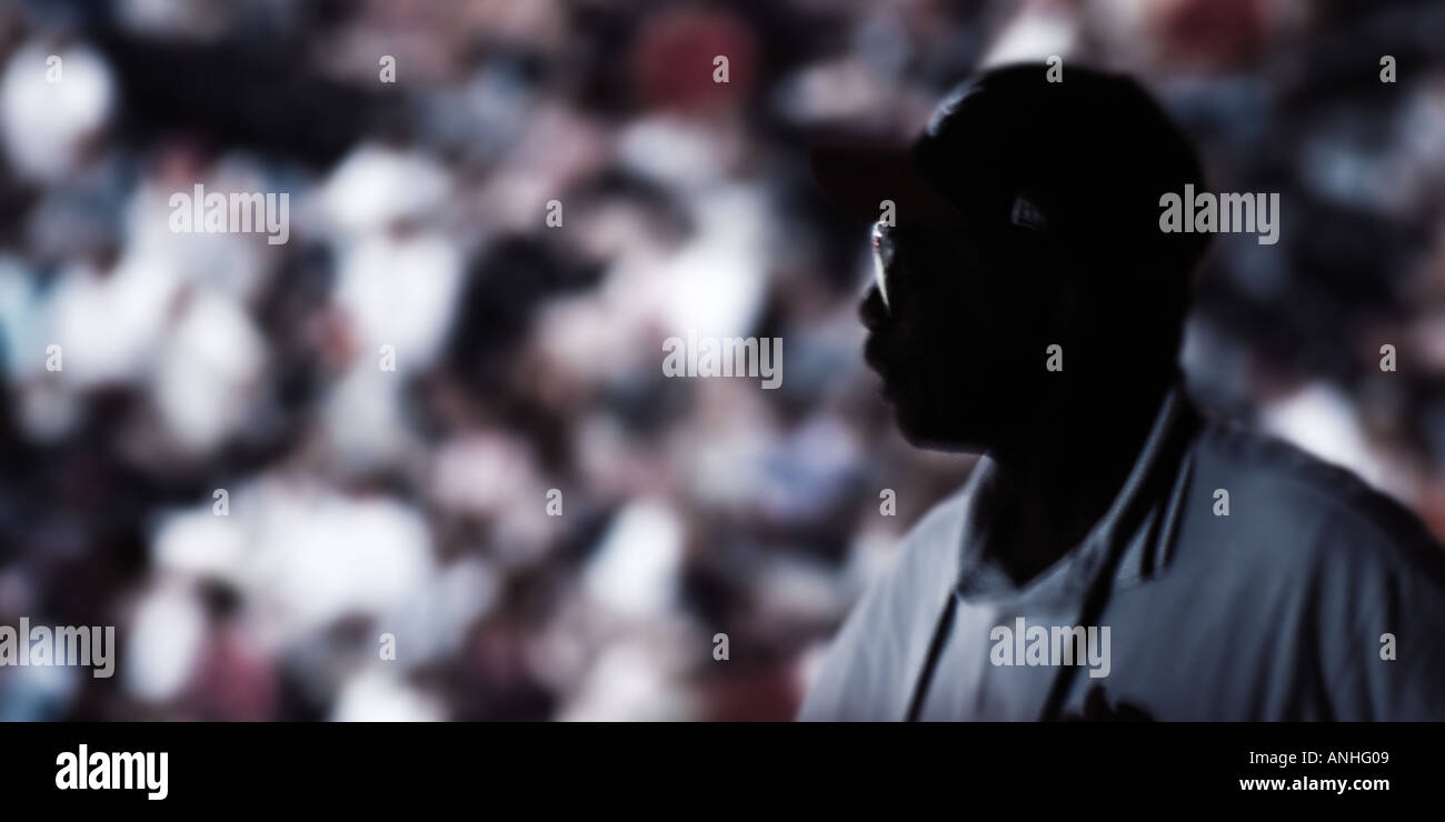 Baseball spectators at a Braves game in Atlanta, Georgia Stock Photo ...
