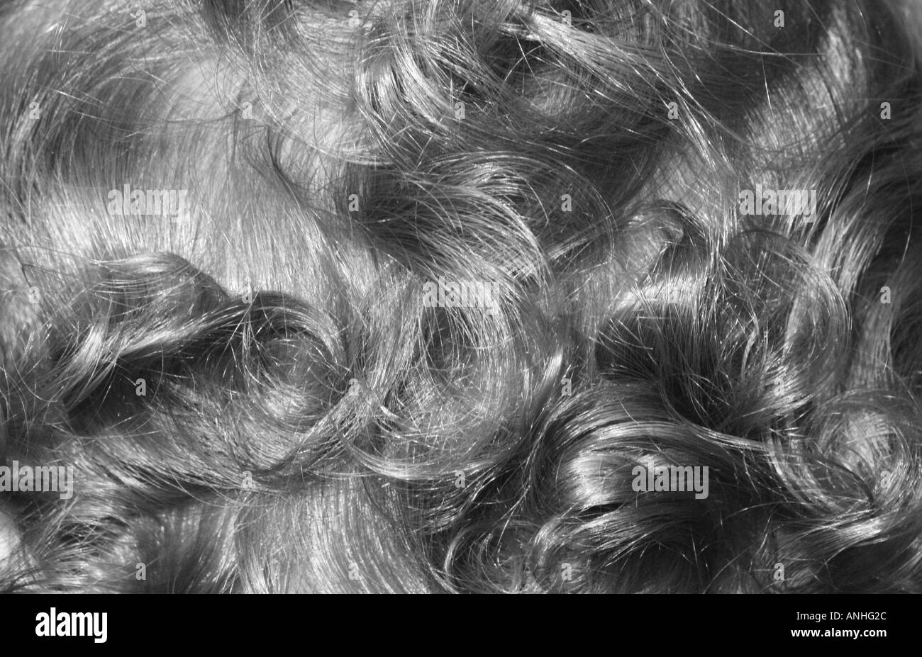 Child s Curly Hair Stock Photo Alamy