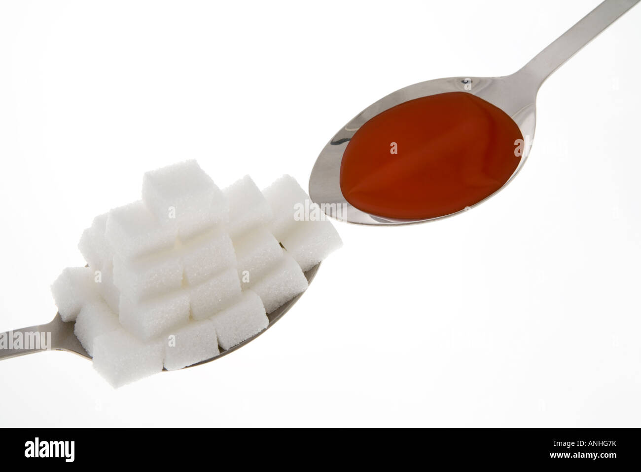 A spoon full of sugar helps the medicine go down 2 Stock Photo Alamy