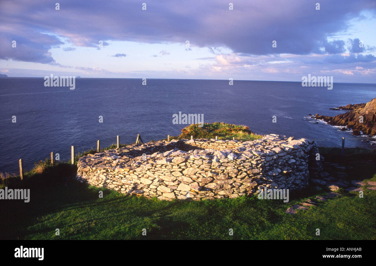 Dunbeg Fort  An Dun Beag  near Dingle, County Kerry, Ireland Stock Photo