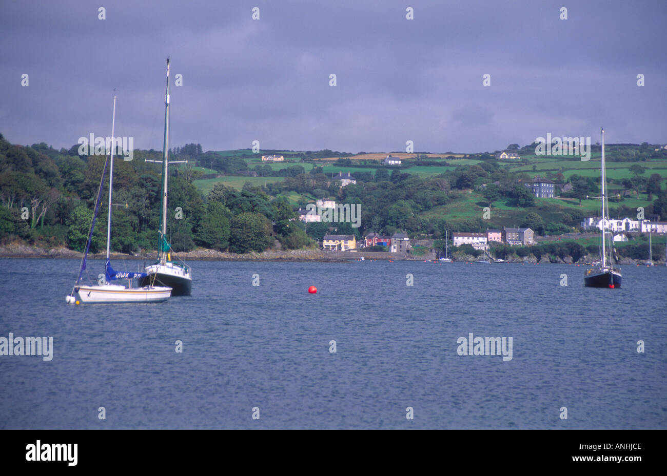 Yachts Union Hall County Cork Ireland Stock Photo