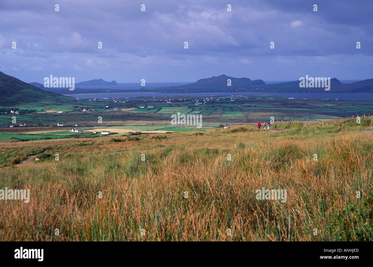 View from Mount Brandon Dingle Ireland Stock Photo