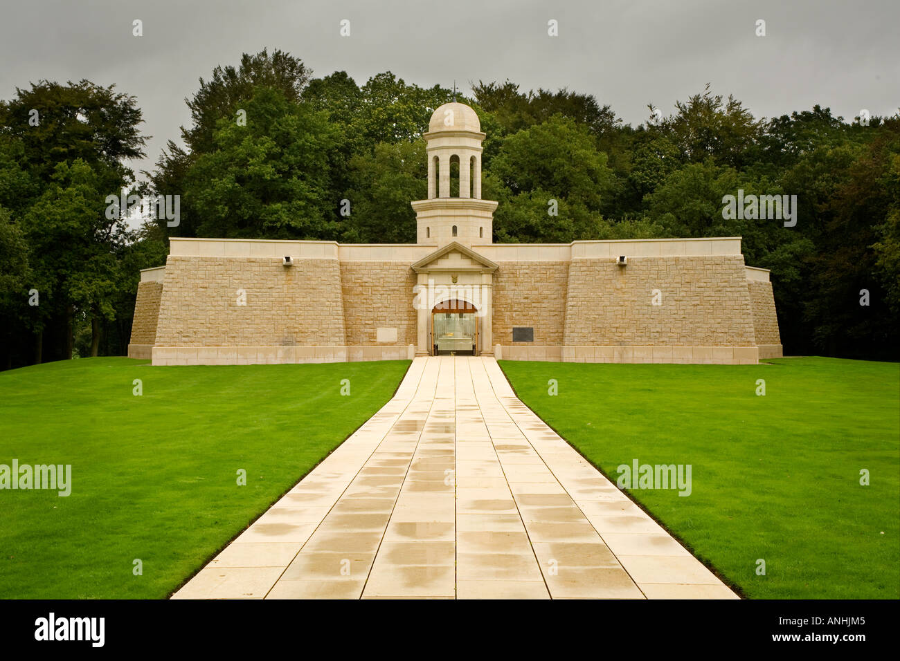 The South African memorial museum in Delville Wood in the Somme near Longueval France Stock Photo
