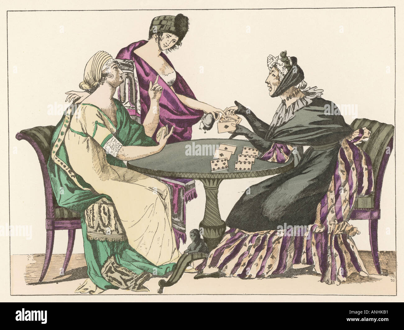 Fortune Telling 1810 Stock Photo
