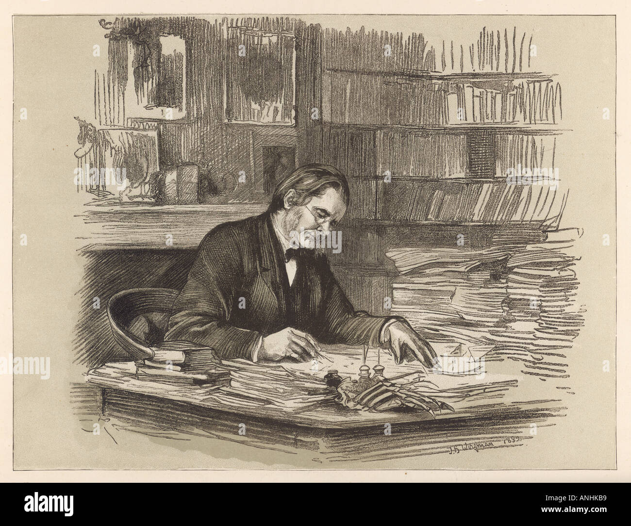 Thomas Huxley Stock Photo Alamy