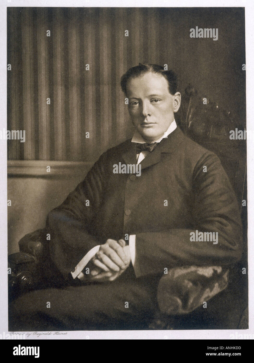 Winston Churchill Stock Photo