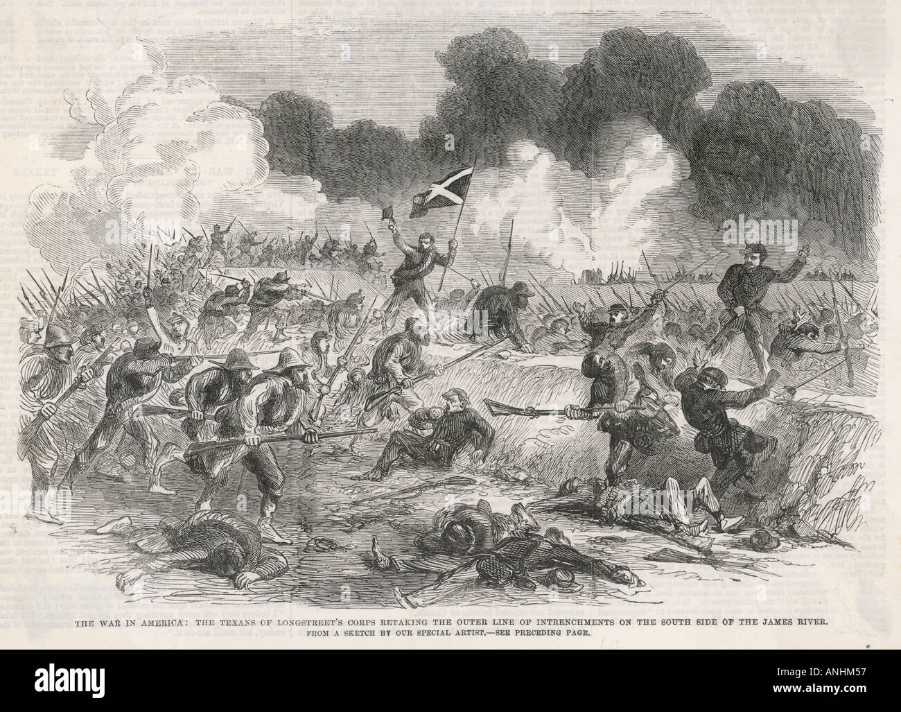 Us Civil War 1864 Stock Photo