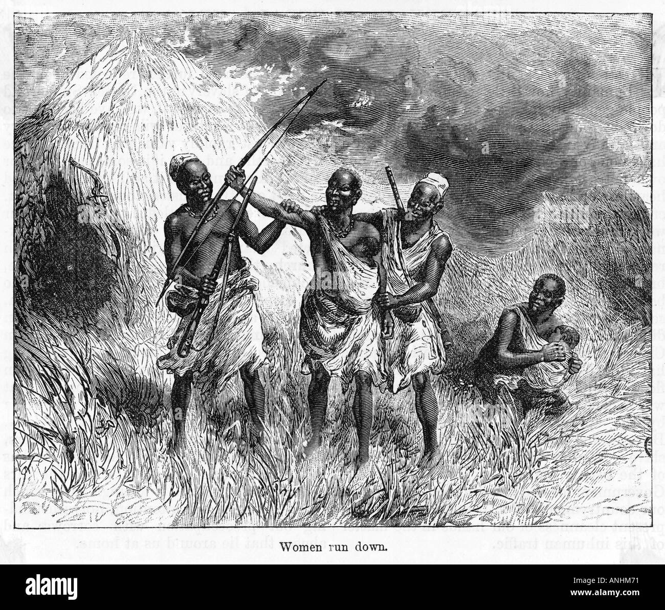 Slavery Africa Stock Photo