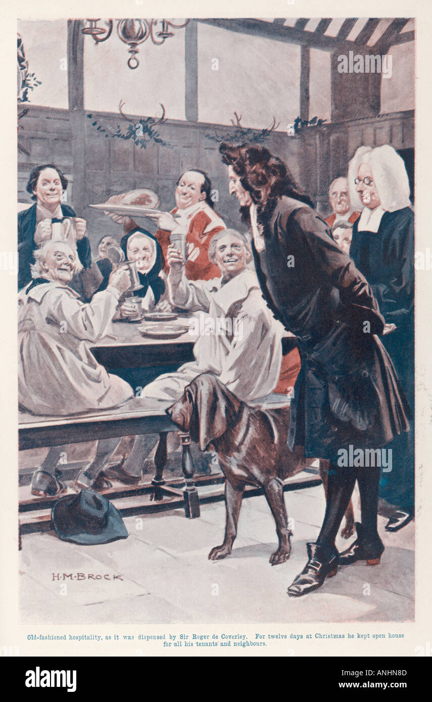 Sir Roger De Coverley Stock Photo Alamy