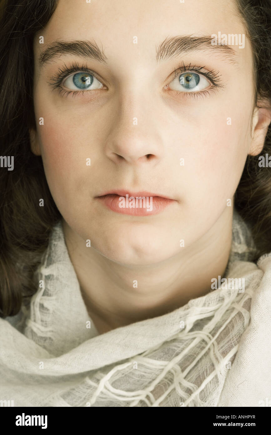 shawl around shoulders