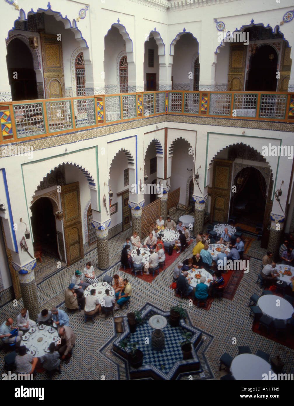 Morocco Fès Dar Tajine Restaurant Stock Photo Alamy