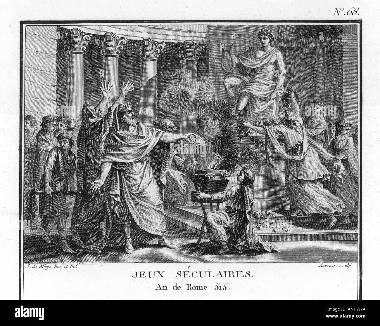 Events Ancient Rome Stock Photo