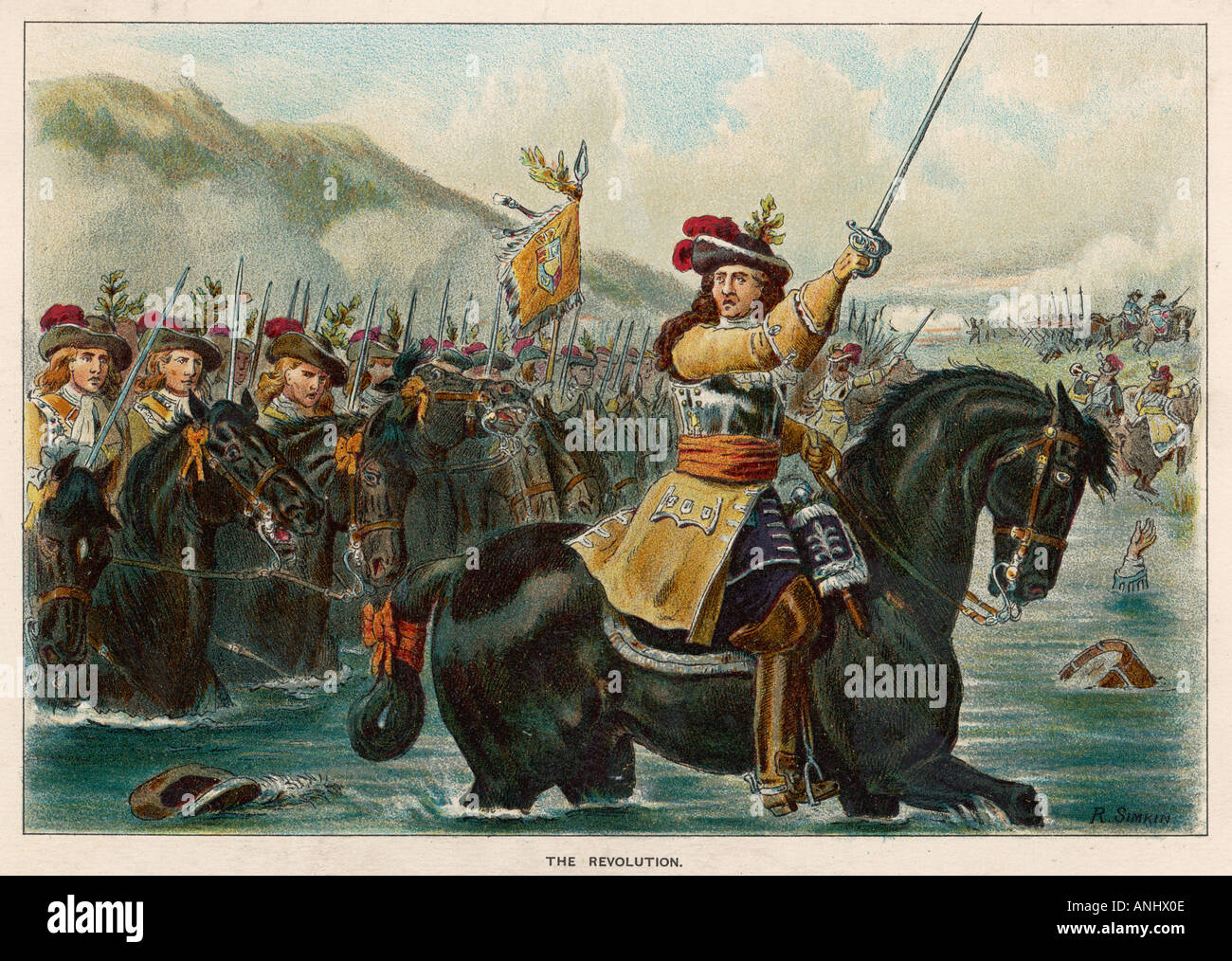 Battle of the boyne flags hi-res stock photography and images - Alamy