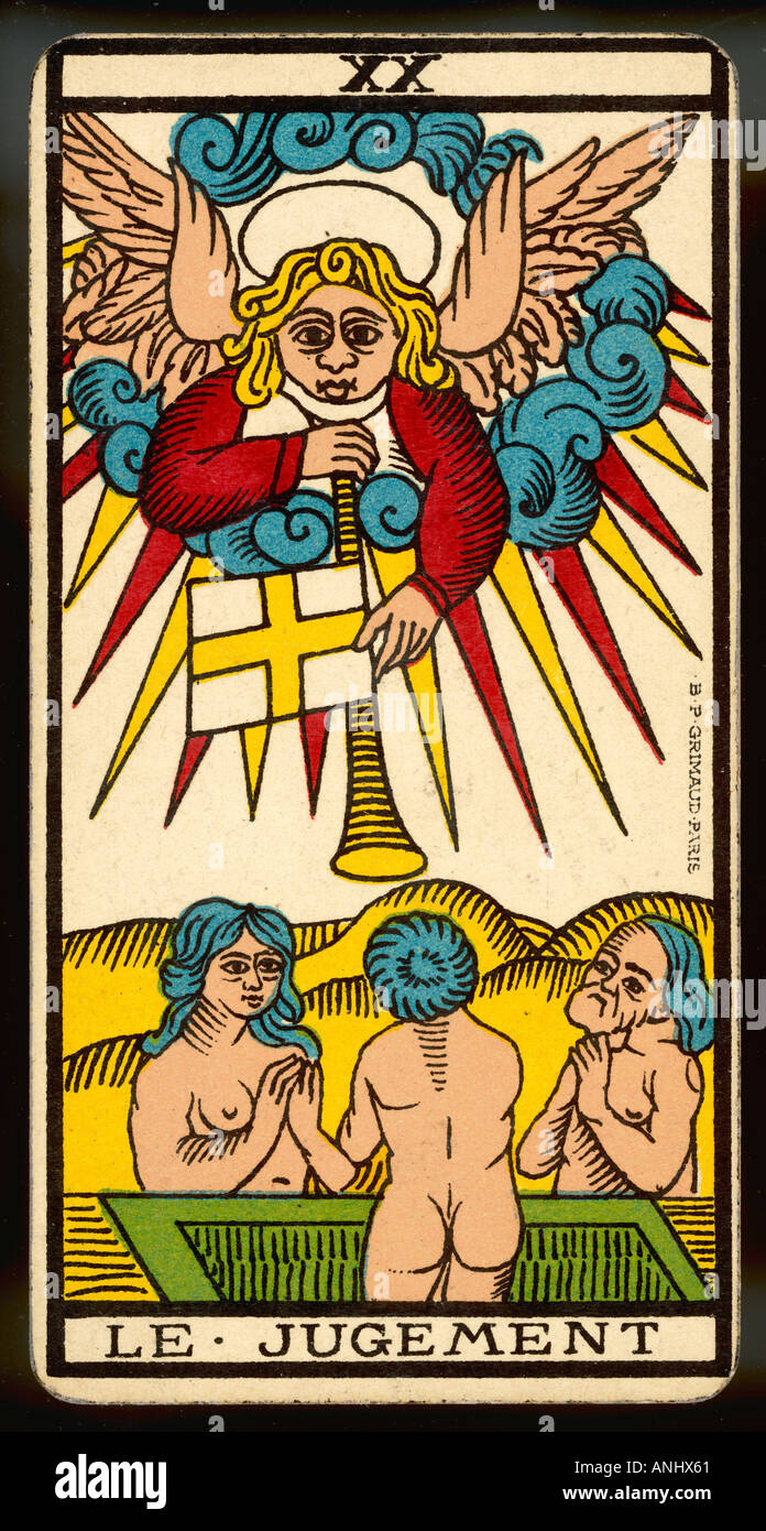 Tarot Card Judgement Stock Photo
