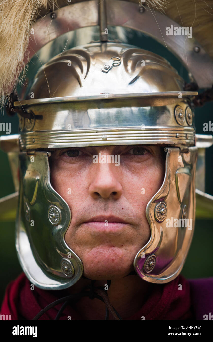 Roman army reenactment Stock Photo
