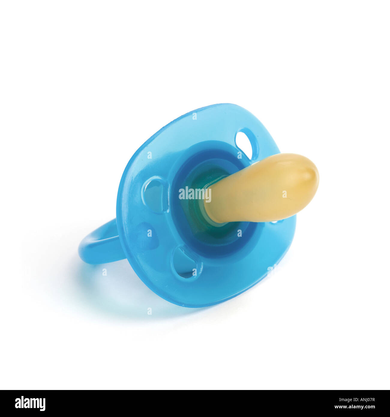 Blue baby's dummy Stock Photo