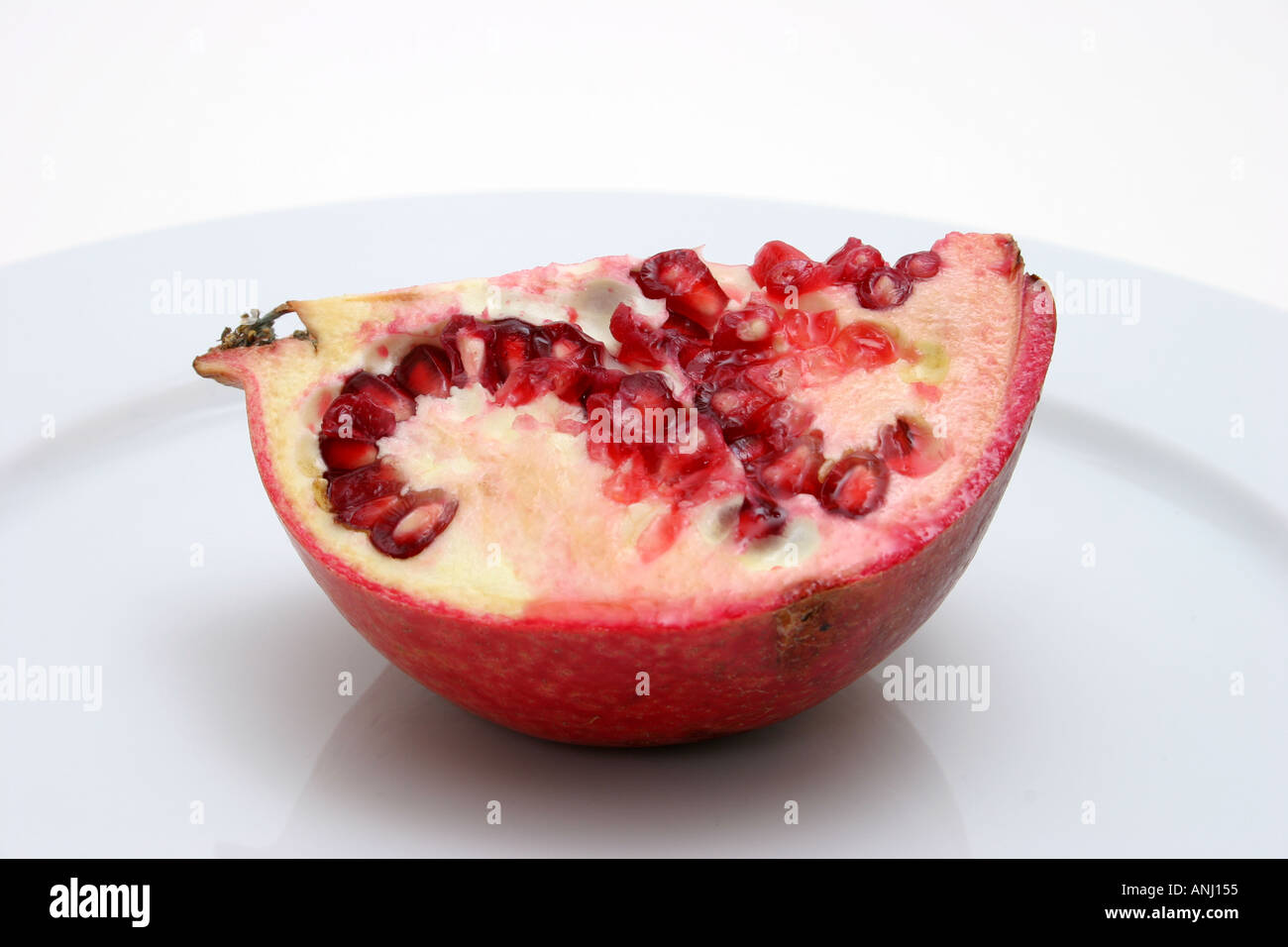 Pomegranate Punica granatum studio still life Stock Photo