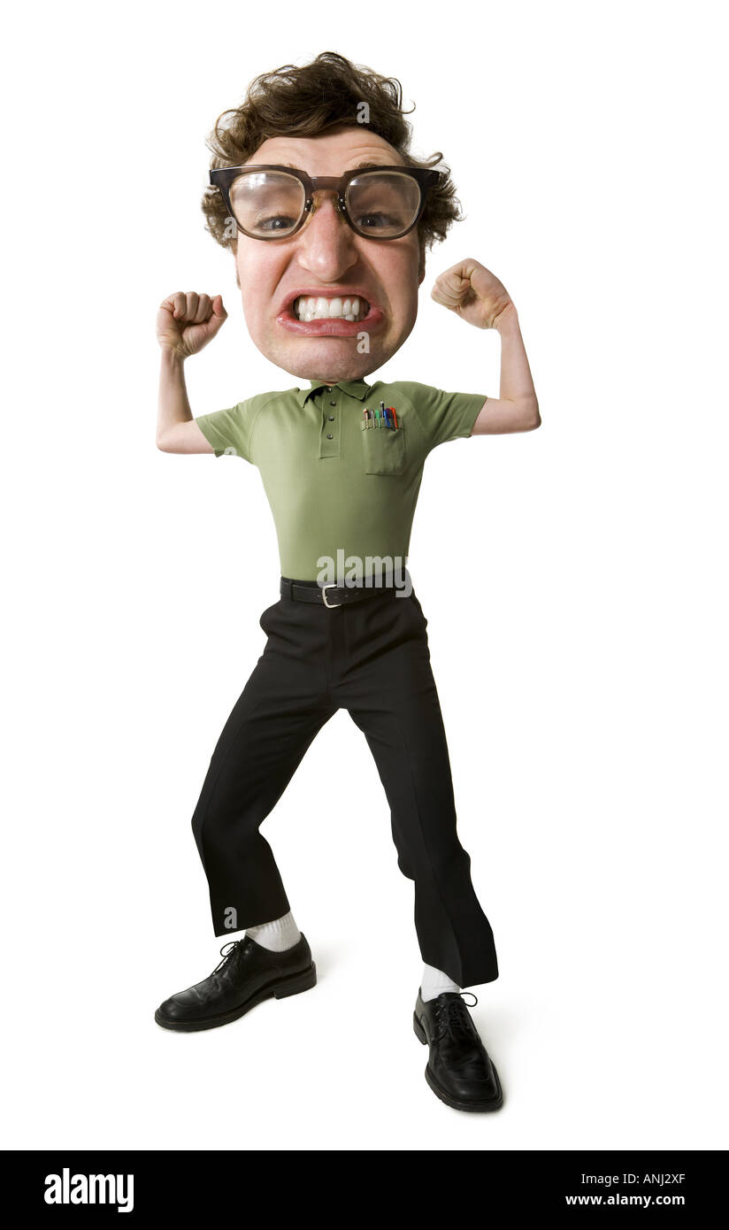 Portrait of a young man gritting his teeth Stock Photo Alamy