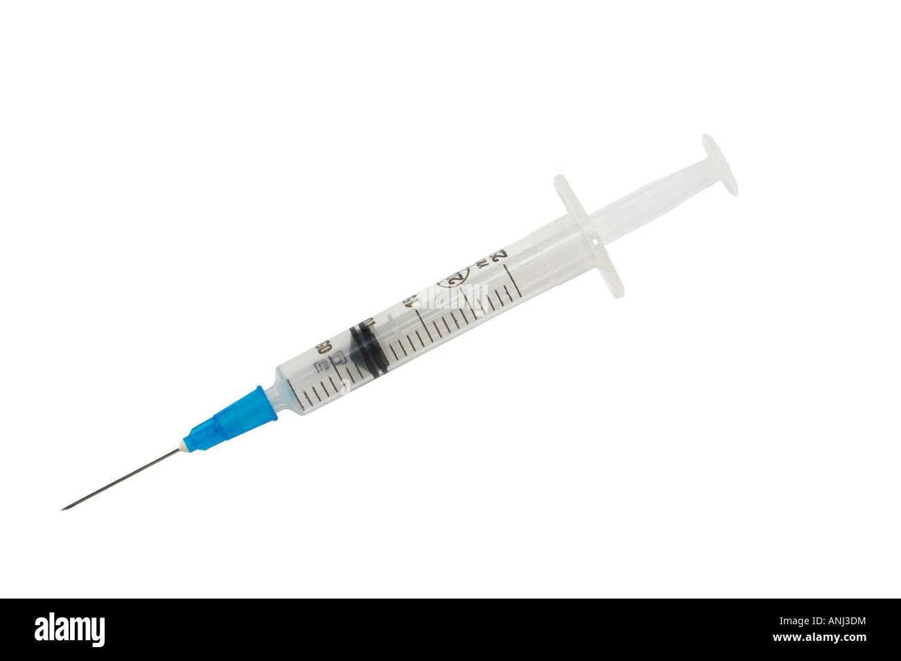 Hypodermic syringe Stock Photo