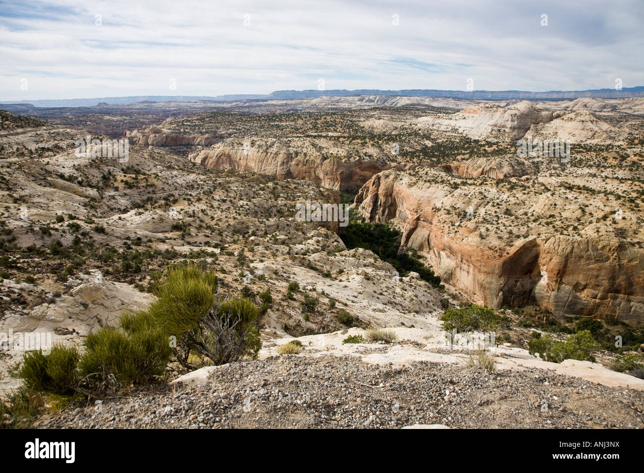 Awe landscape Grand StaircaseEscalante National Monument Stock Photo