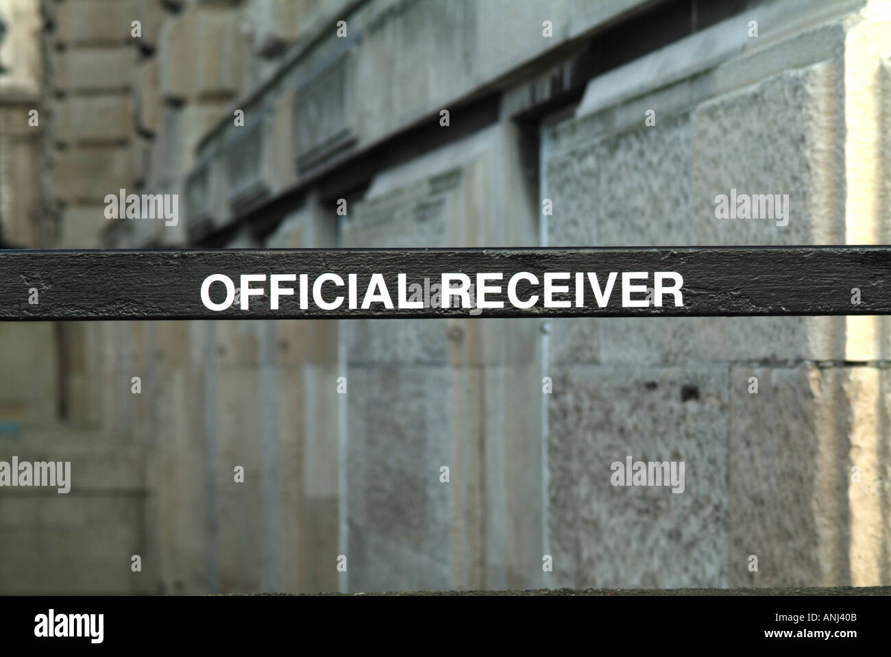 the official receiver Stock Photo Alamy