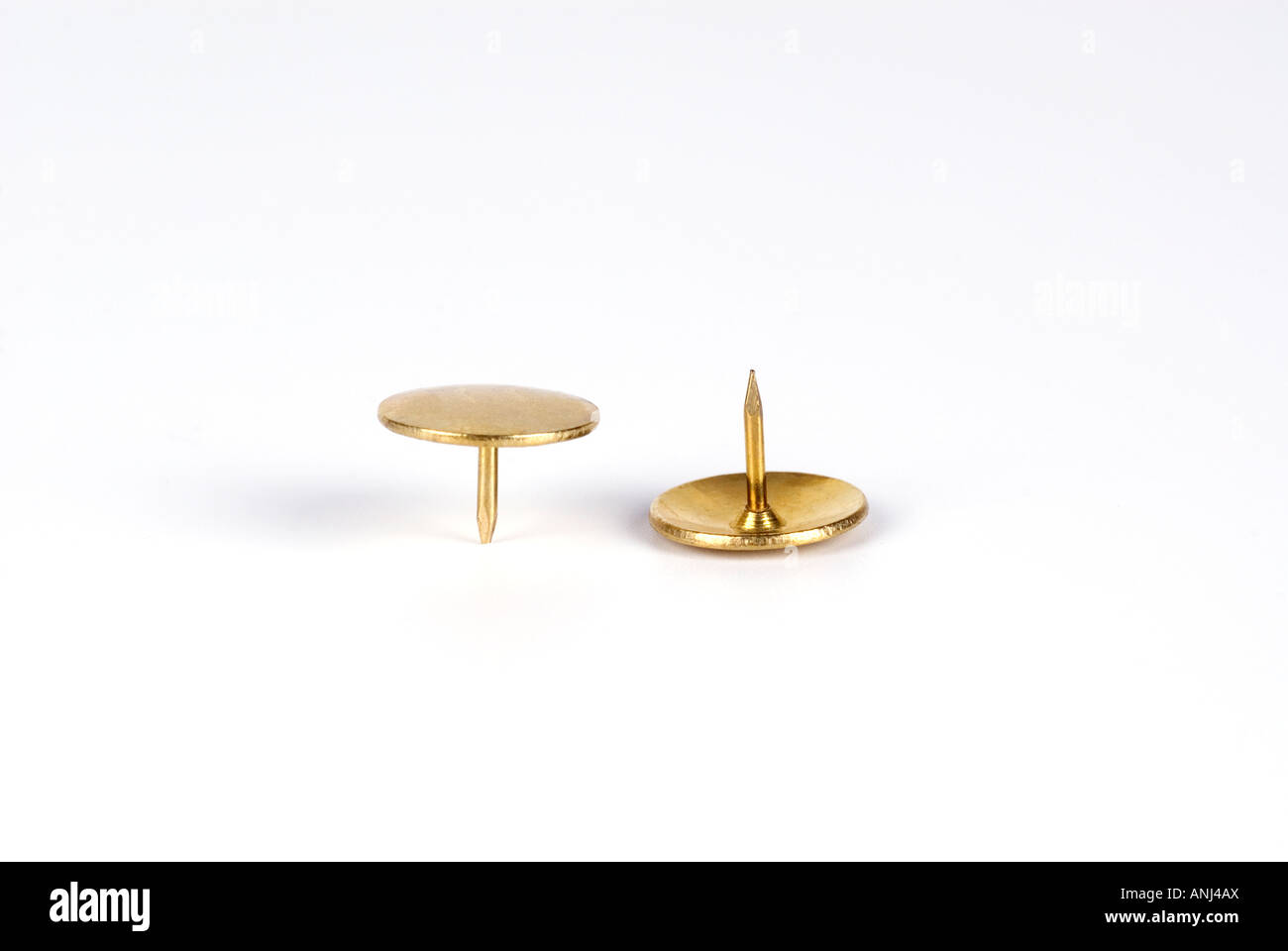 Two drawing pins Stock Photo Alamy