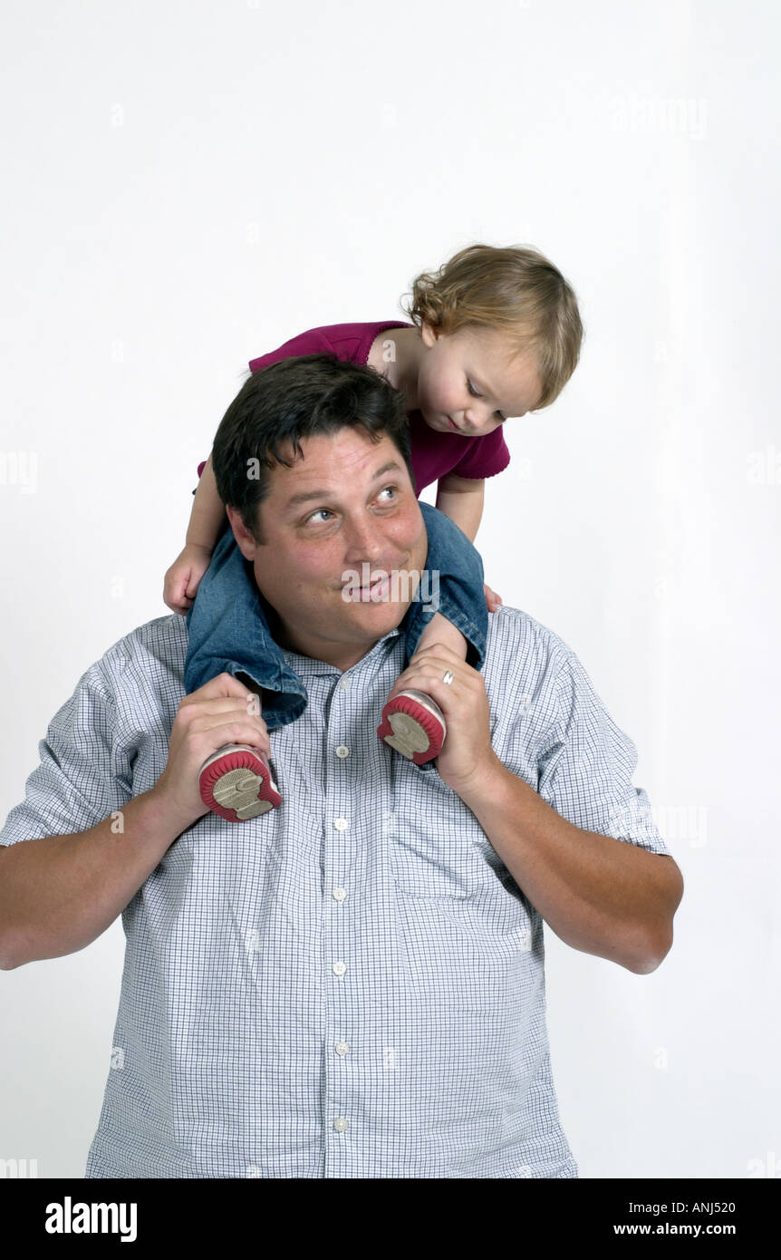 carrying toddler on shoulders